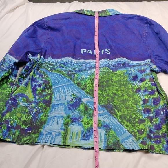 Artscape women's long sleeved button down shirt size XL - Picture 9 of 12